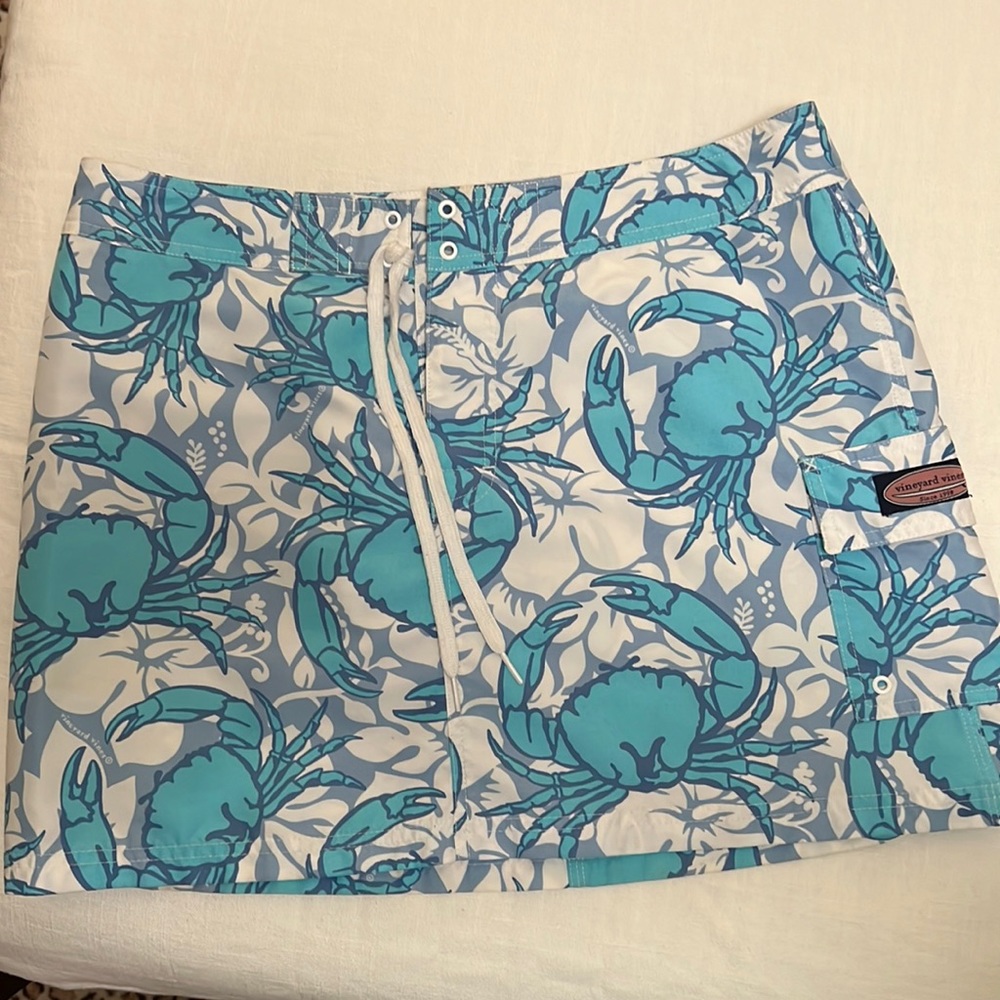 Vineyard Vines Crab Board Skirt Sz 8